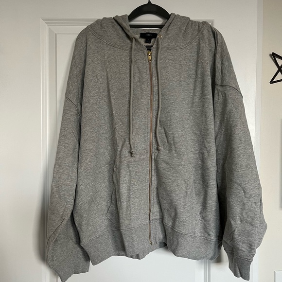 J. Crew University Terry Zip-Up Hoodie - NWT! - Picture 2 of 10